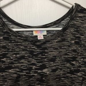 Lularoe Carly size Medium Black & Gray